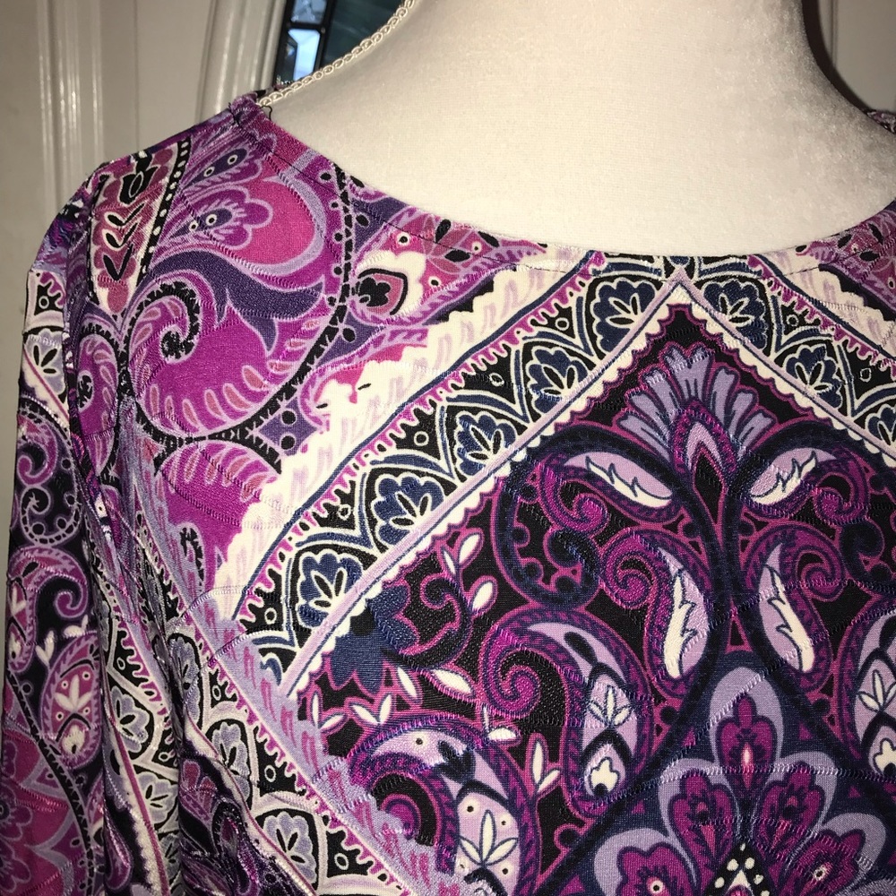 Pretty Purple Top - L - Picture 2 of 6